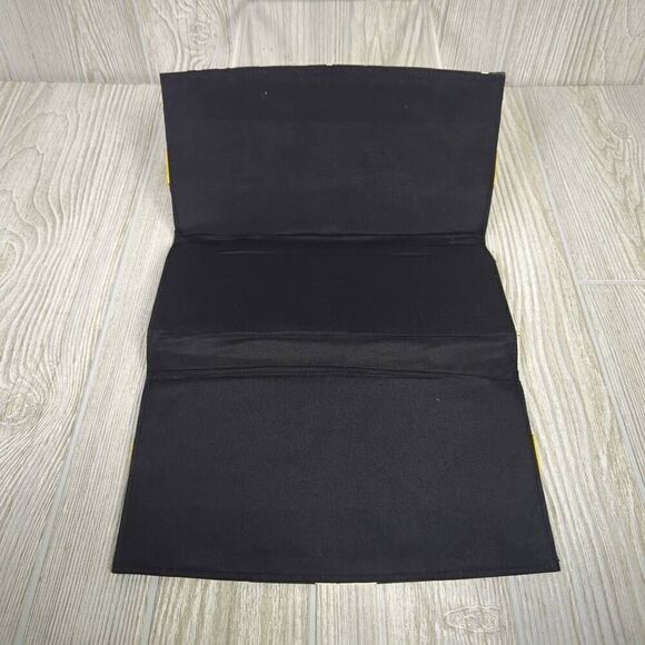 Miche Womens Zebra Animal Print Shell Bag Purse Cover Black White Yellow - Picture 3 of 6